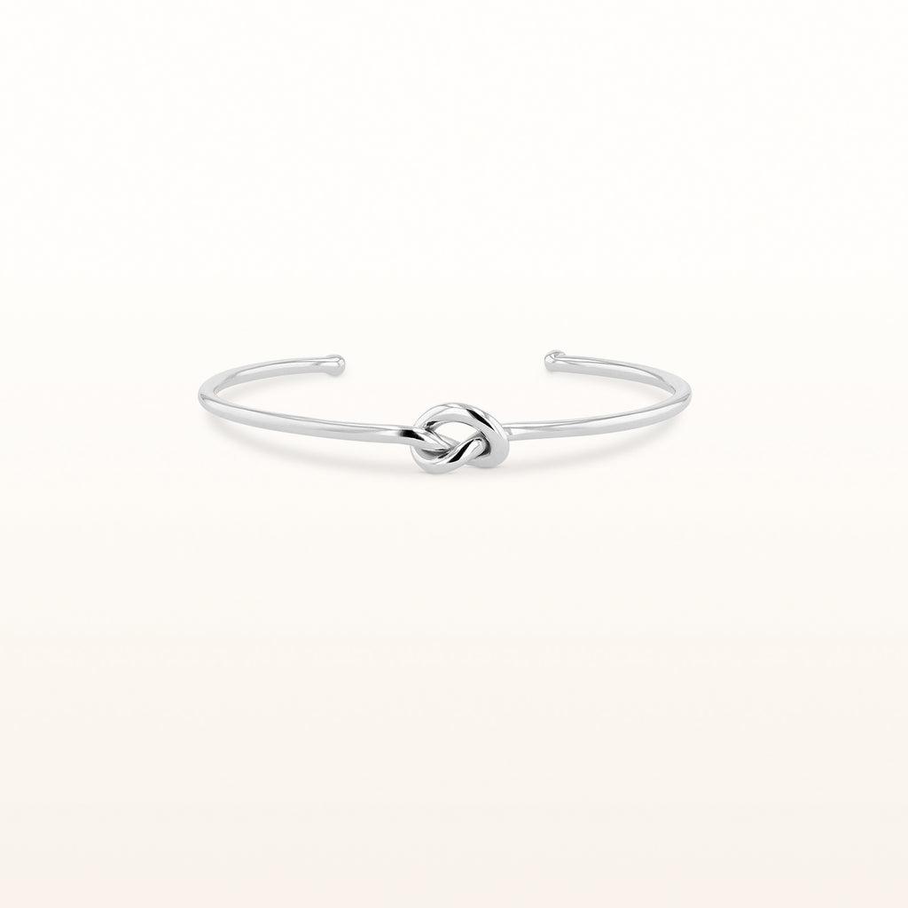 925 Sterling Silver Knot Cuff Bracelet – LeoDaniels