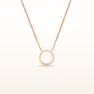 Petite Circle Pendant in 925 Sterling Silver