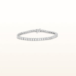 Classic Round Diamond Tennis Bracelet in 14kt White Gold