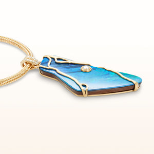 Bid for Hope: 75th Anniversary Commemorative Opal Israel Pendant to Support Victims of Recent Terror Attacks in Israel
