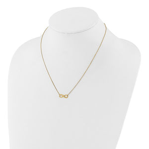 Infinity Link Necklace in 14kt Yellow Gold