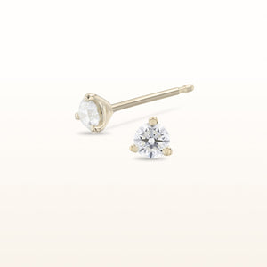 Martini Style Diamond Stud Earrings