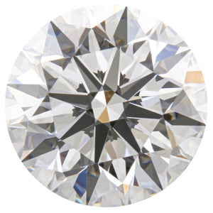 0.53 Carat E Color VVS2 Clarity GIA Certified Natural Round Brilliant Cut Diamond