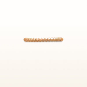 2.0 mm Stackable Beaded Band in 14kt Rose Gold