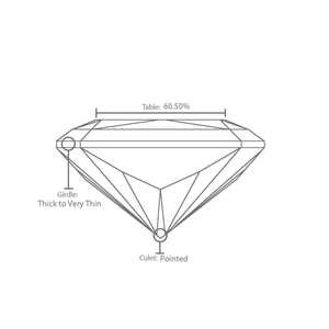 1.30 Carat I Color SI1 Clarity IGI Certified Natural Cushion Cut Diamond