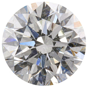 0.57 Carat E Color SI2 Clarity IGI Certified Natural Round Brilliant Cut Diamond