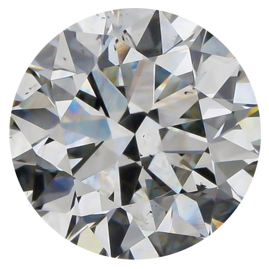 1.54 Carat J Color SI1 Clarity IGI Certified Natural Ideal Round Brilliant Cut Diamond
