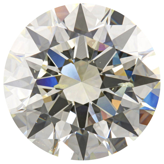 2.50 Carat J Color SI1 Clarity IGI Certified Natural Round Brilliant Cut Diamond