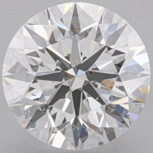 2.01 Carat E Color SI1 Clarity GIA Certified Natural Round Brilliant Cut Diamond