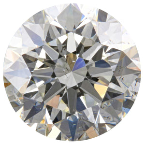 0.52 Carat I Color SI1 Clarity GIA Certified Natural Round Brilliant Cut Diamond