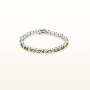 Oval Diamond or Gemstone Bracelet