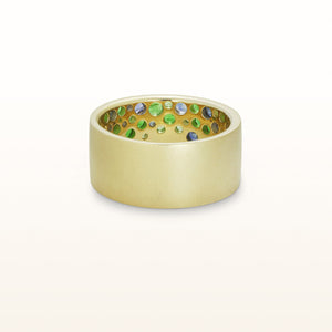14kt Yellow Gold Gemstone Confetti Ring