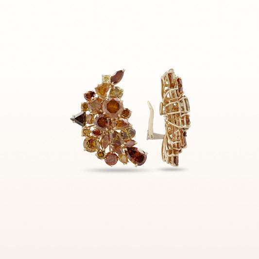 LeoDaniels Signature Multi-Color, Multi-Shape Earrings in 18kt Yellow Gold