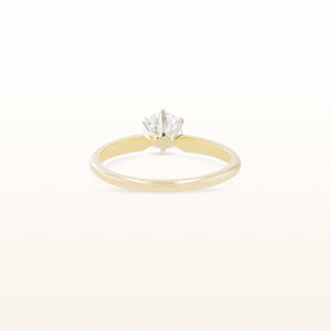 0.45 ct 6-Prong Round Diamond Solitaire Engagement Ring in 14kt Yellow Gold