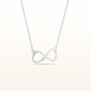 Infinity Necklace in 925 Sterling Silver