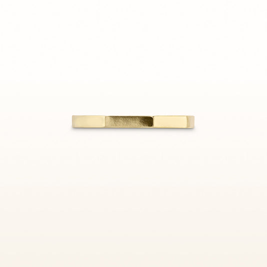 Yellow Gold Plated 925 Sterling Silver Geometric Ring
