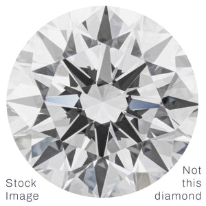 0.46 Carat E Color SI2 Clarity Round Brilliant Diamond