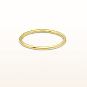 Yellow Gold Plated 925 Sterling Silver High Polish Bangle Bracelet