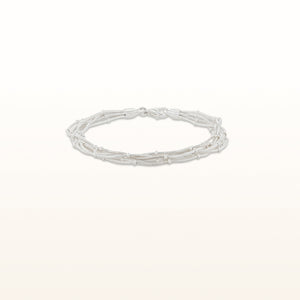 925 Sterling Silver Multi-Strand Bracelet