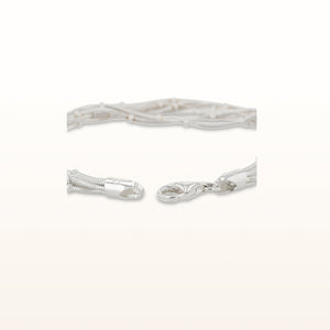 925 Sterling Silver Multi-Strand Bracelet