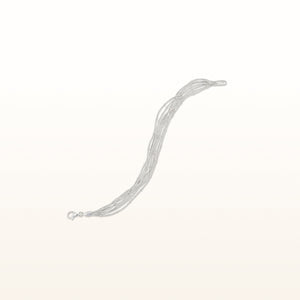 925 Sterling Silver Multi-Strand Bracelet