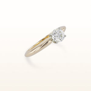 0.56 carat Round Diamond Solitaire Ring in 14kt White Gold
