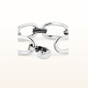 925 Sterling Silver Oval Link Bracelet