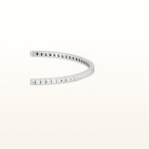 Flexible Cuff Diamond Bracelet in 14kt White Gold