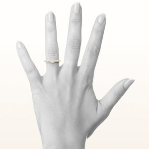 0.22 ct. Round Diamond Solitaire Ring in 14kt Yellow Gold