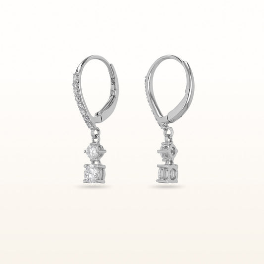 1.00 ctw Diamond Drop Earrings in Minneapolis