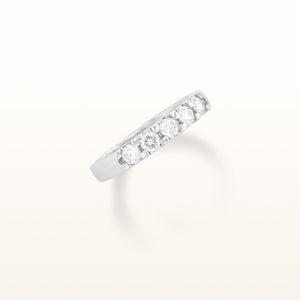 0.45 ctw Five-Stone Diamond Ring in 14kt White Gold