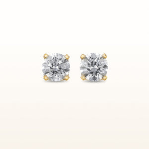4-Prong Style Diamond Stud Earrings