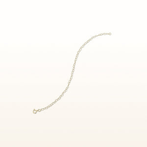 Petite Yellow Gold Plated 925 Sterling Silver Mini Heart Link Bracelet